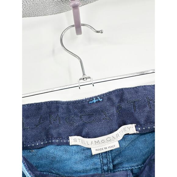 Stella McCartney Blue Acid Wash High Rise Stretch Denim Skinny Jeans Size 26 - Picture 5 of 7